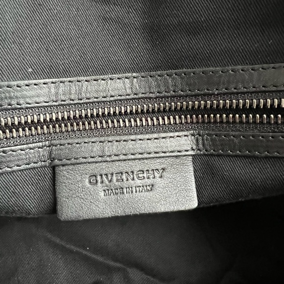 Authentic Givenchy Nightingale Croc Embossed Nubuck Leather Satchel Large - Picture 14 of 16